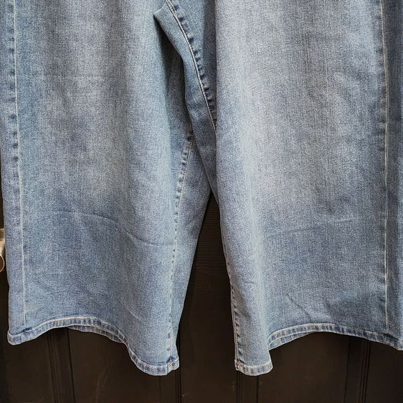 Eloquii Crop Wide Leg Jeans - Picture 8 of 14